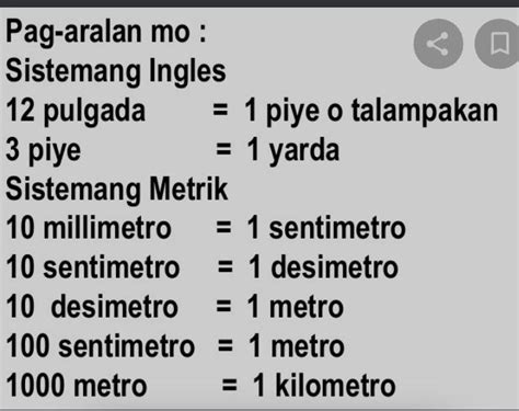 ilang piye mayroon ang 12 pulgada|29+ Units Of Measurement In Tagalog: An Easy List .